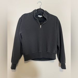 Z SUPPLY Black quarter zip small